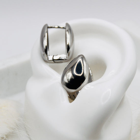 Ohrringe Double Layered Drop silber | 14K goldplated - useful Beauty 
