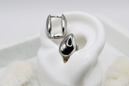 Ohrringe Double Layered Drop silber | 14K goldplated - useful Beauty 