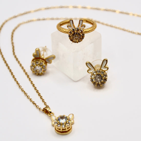 Schmuckset Kette Ohrringe Ring 925 S.Silber | useful Beauty - useful Beauty 