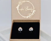 Ohrringe Double Layered Drop silber | 14K goldplated - useful Beauty 