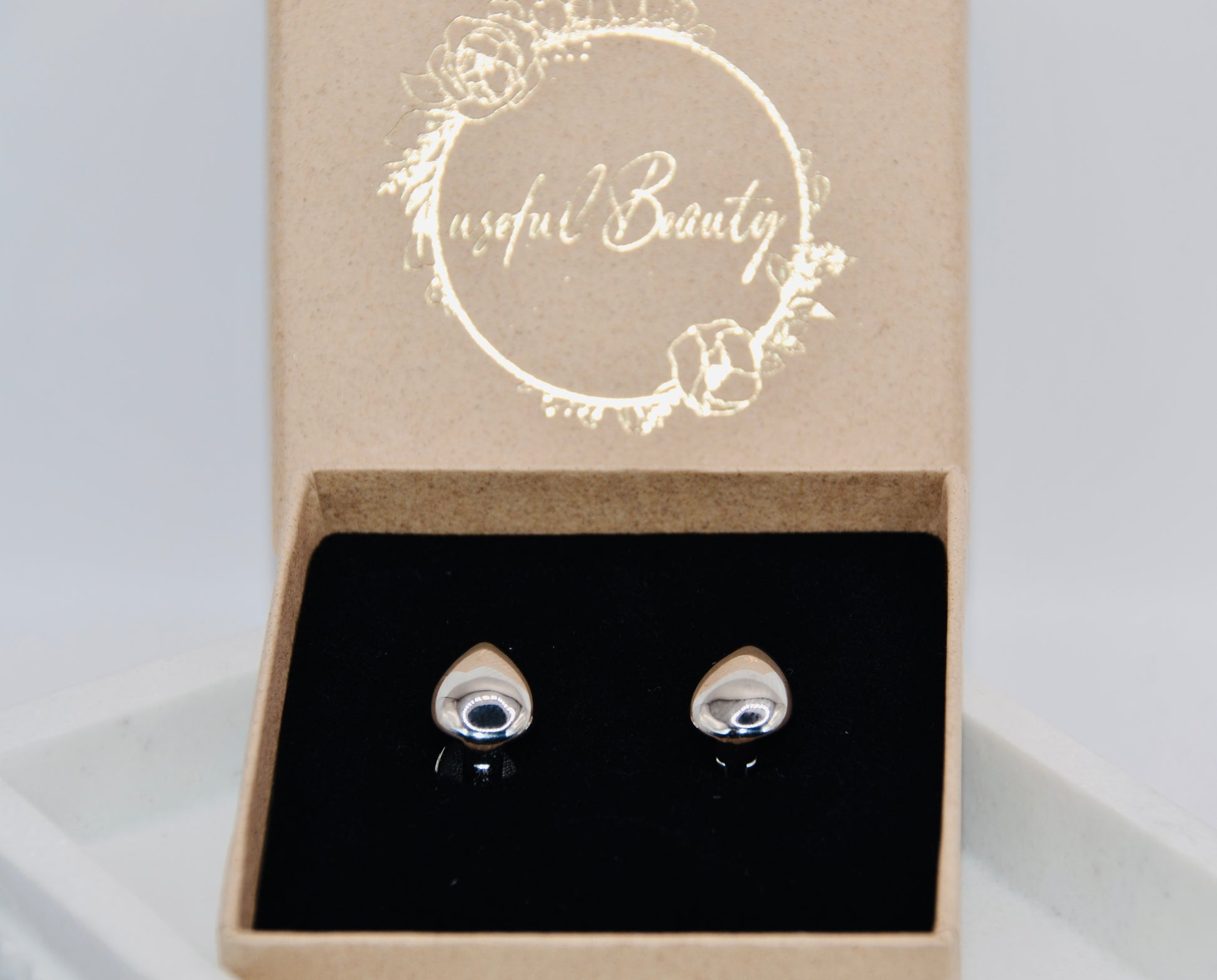 Ohrringe Double Layered Drop silber | 14K goldplated - useful Beauty 