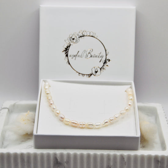 Fußkettchen Pearl | 14K goldplated - useful Beauty 