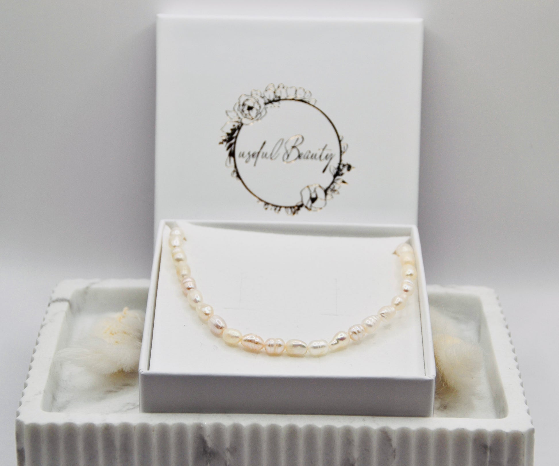 Fußkettchen Pearl | 14K goldplated - useful Beauty 