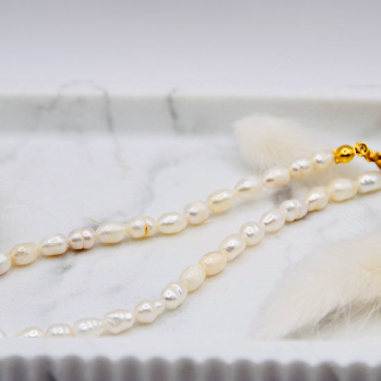 Fußkettchen Pearl | 14K goldplated - useful Beauty 