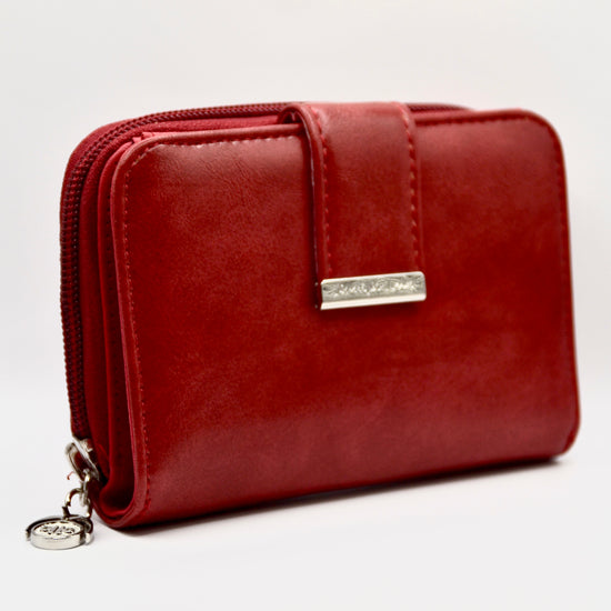 Geldbörse klassisch | rot/beige | useful Beauty - useful Beauty 