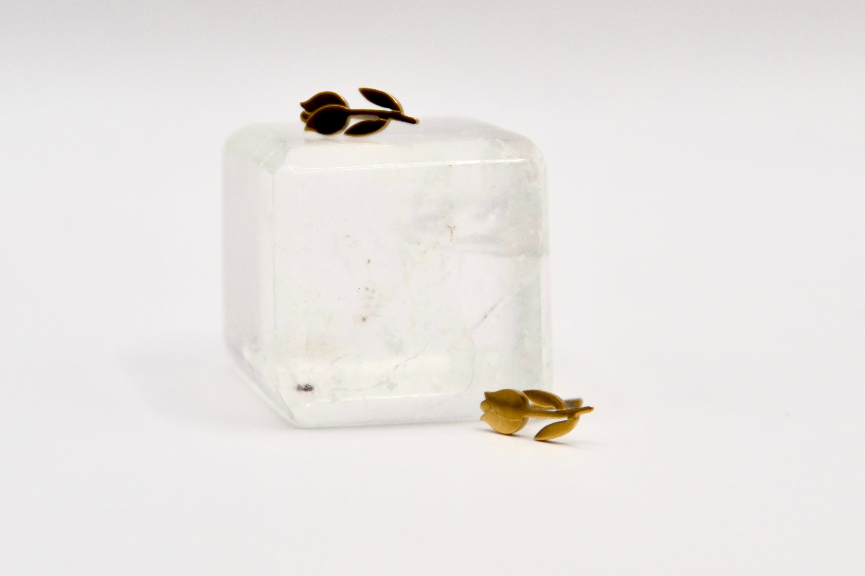 Edelstahl Ohrstecker Tulpe gold | useful Beauty - useful Beauty 