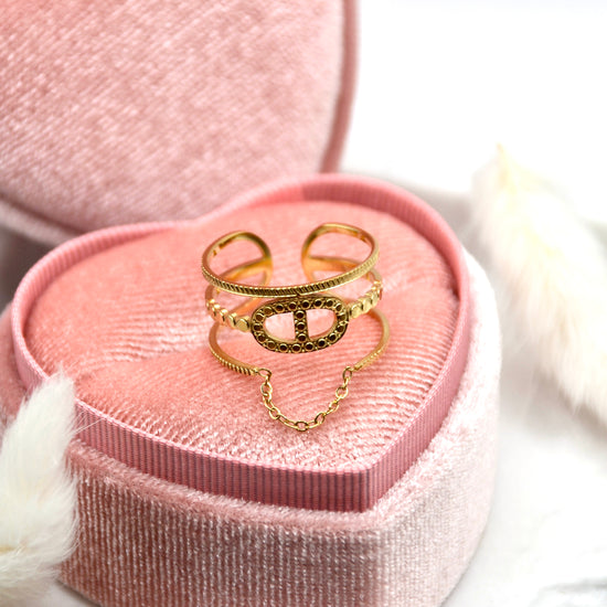 Ring CC Chain | 14K goldplated - useful Beauty 