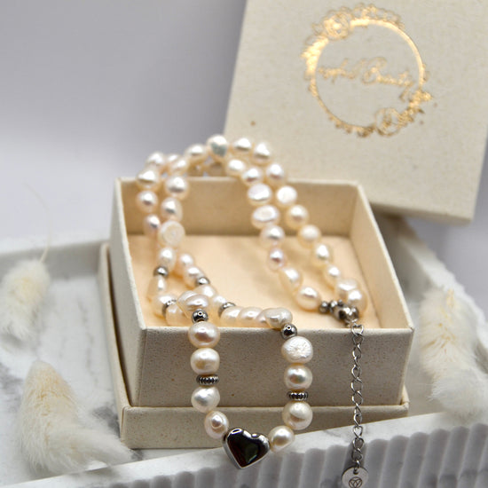 Halskette warmly Pearl silber | 14K goldplated - useful Beauty 