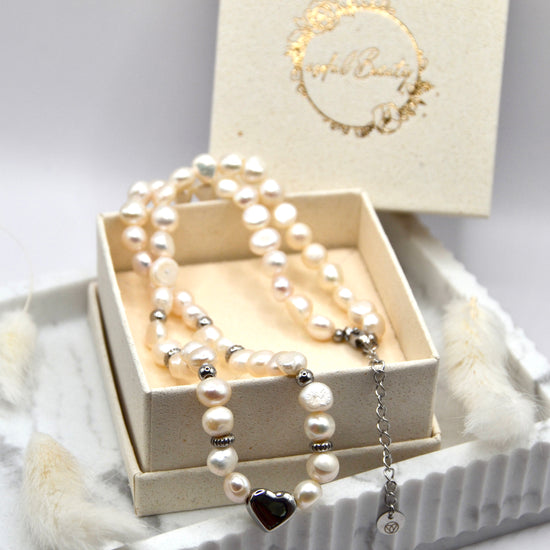 Halskette warmly Pearl silber | 14K goldplated - useful Beauty 