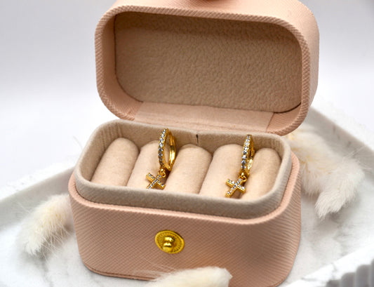 Ohrringe hanging cross | 14K goldplated - useful Beauty 