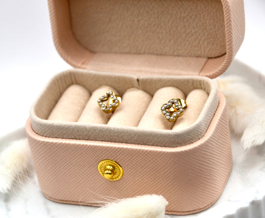 Ohrstecker Clover Pearl | 14K goldplated - useful Beauty 