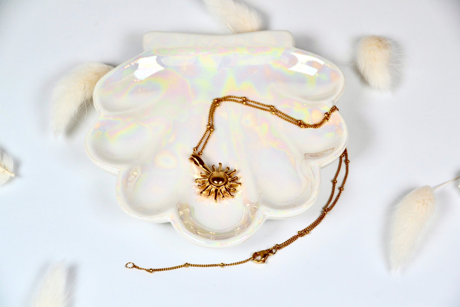 Edelstahl Halskette Sonne | 40cm/50cm | useful Beauty - useful Beauty 