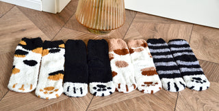 Kuschelsocken Katzenpfote