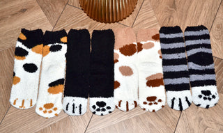 Kuschelsocken Katzenpfote