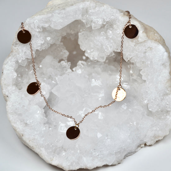 Edelstahl Halskette Plättchen | gold/rosegold/silber | useful Beauty - useful Beauty 