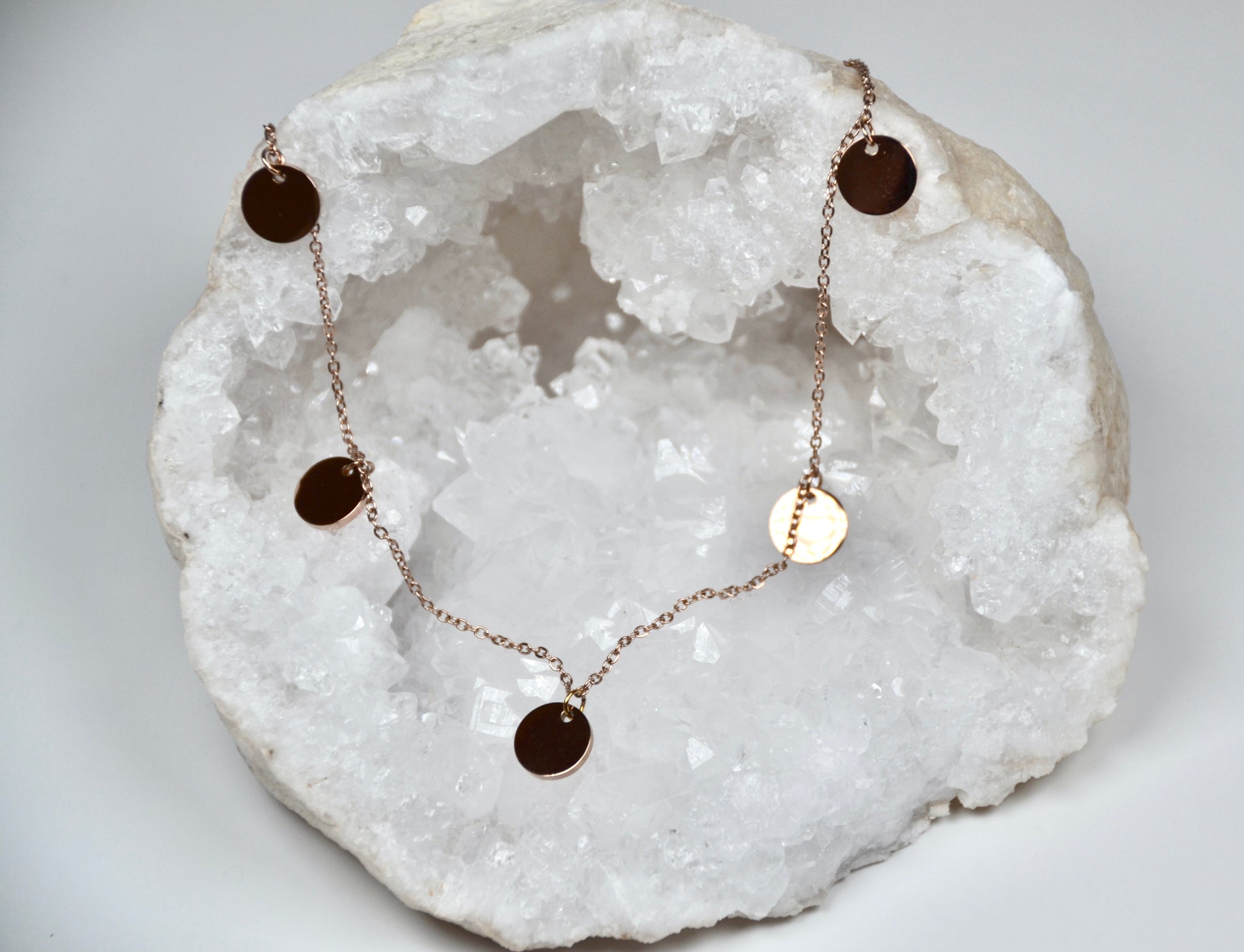 Edelstahl Halskette Plättchen | gold/rosegold/silber | useful Beauty - useful Beauty 