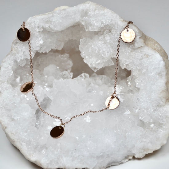 Edelstahl Halskette Plättchen | gold/rosegold/silber | useful Beauty - useful Beauty 