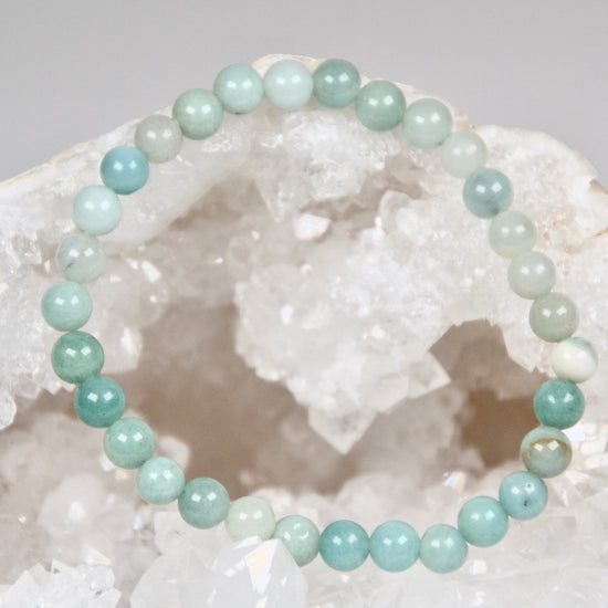 Kugelarmband Amazonit Brasilien 6mm B | useful Beauty - useful Beauty 
