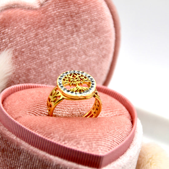 Ring Lebensbaum | 14K goldplated - useful Beauty 