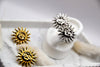 Ohrstecker Sun Face | 14K goldplated - useful Beauty 