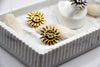 Ohrstecker Sun Face | 14K goldplated - useful Beauty 