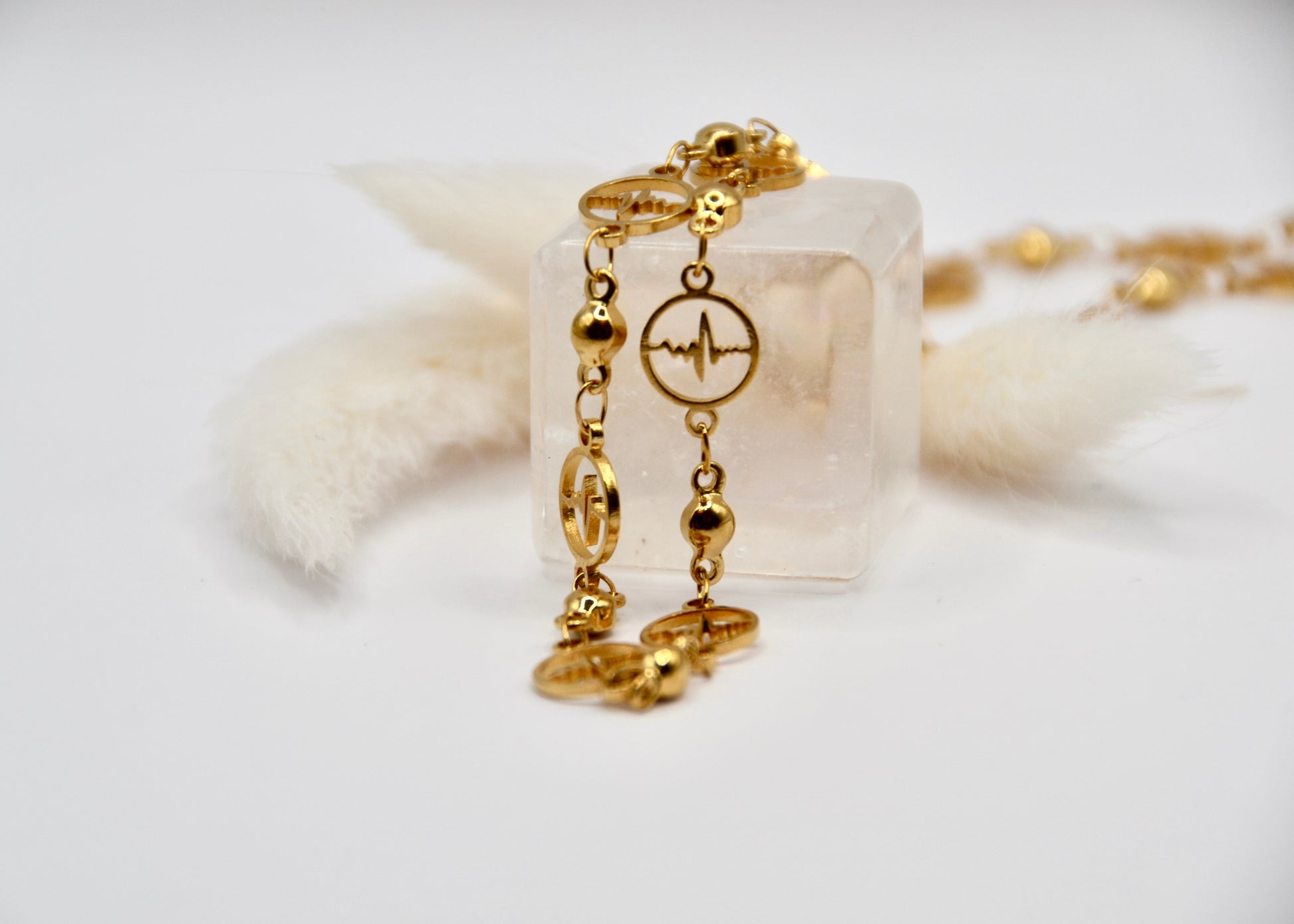 Halskette Heartbeat | 14K goldplated - useful Beauty 