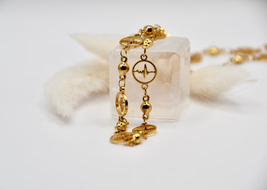 Halskette Heartbeat | 14K goldplated - useful Beauty 