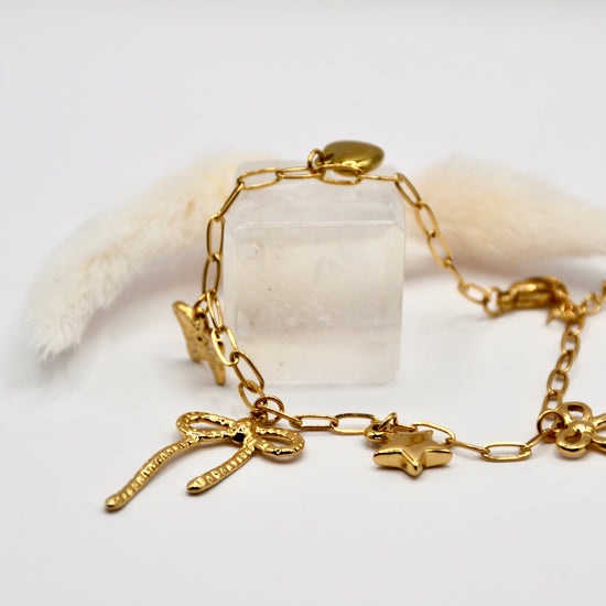 Armband Multi Charms | 14K goldplated - useful Beauty 