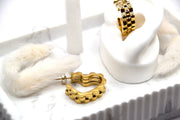Herzcreolen gold | 14K goldplated - useful Beauty 