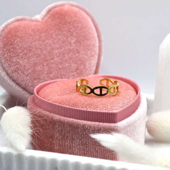 Ring Logo | 14K goldplated - useful Beauty 