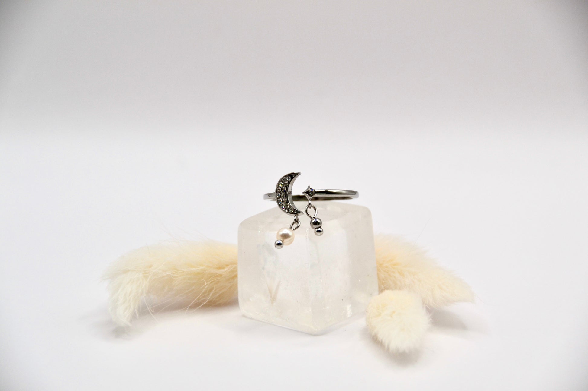 Ring pearly Moon | 14k goldplated - useful Beauty 