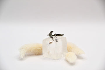 Ring pearly Moon | 14k goldplated - useful Beauty 