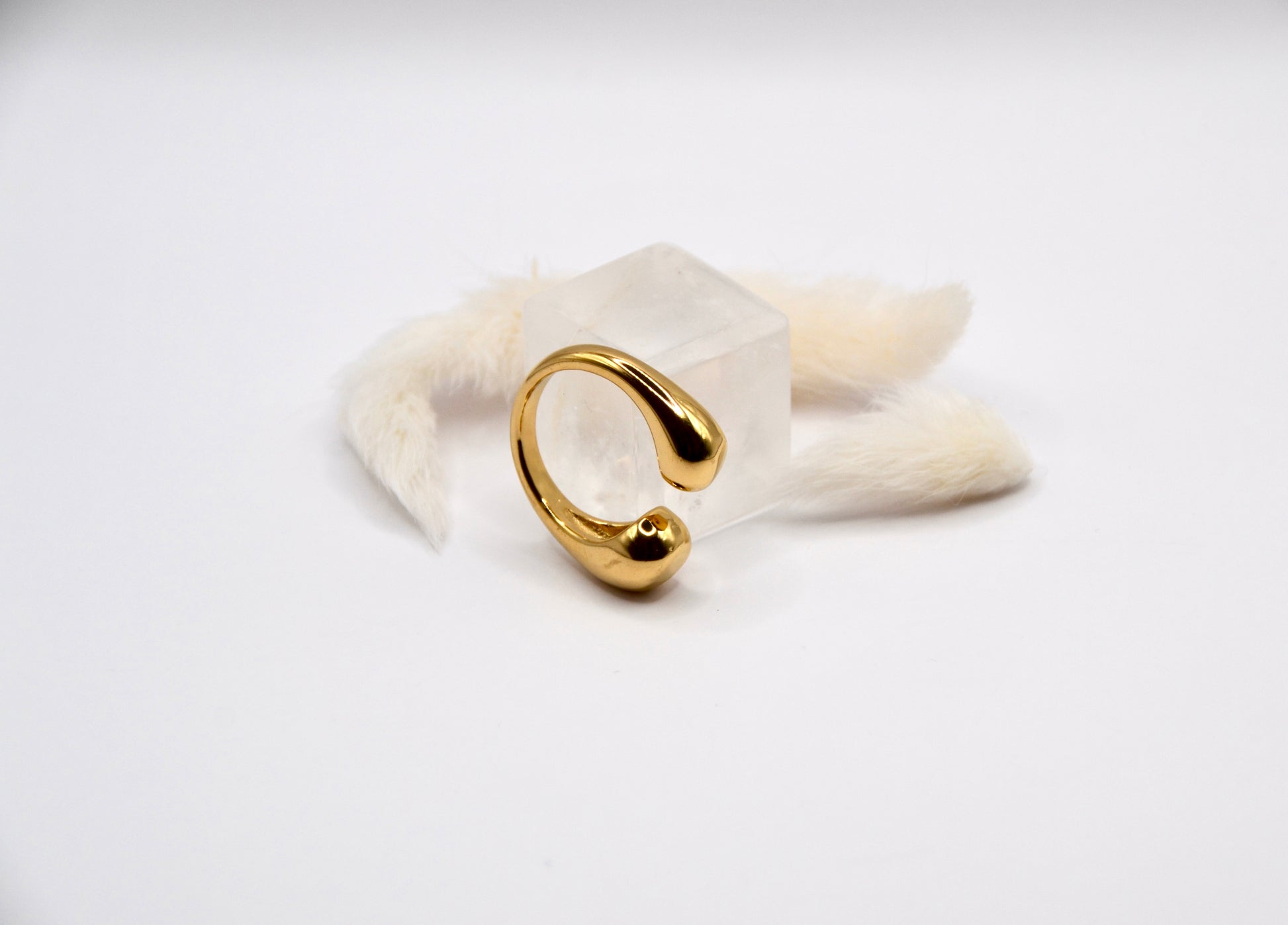 Ring big Bubble | 14K goldplated - useful Beauty 