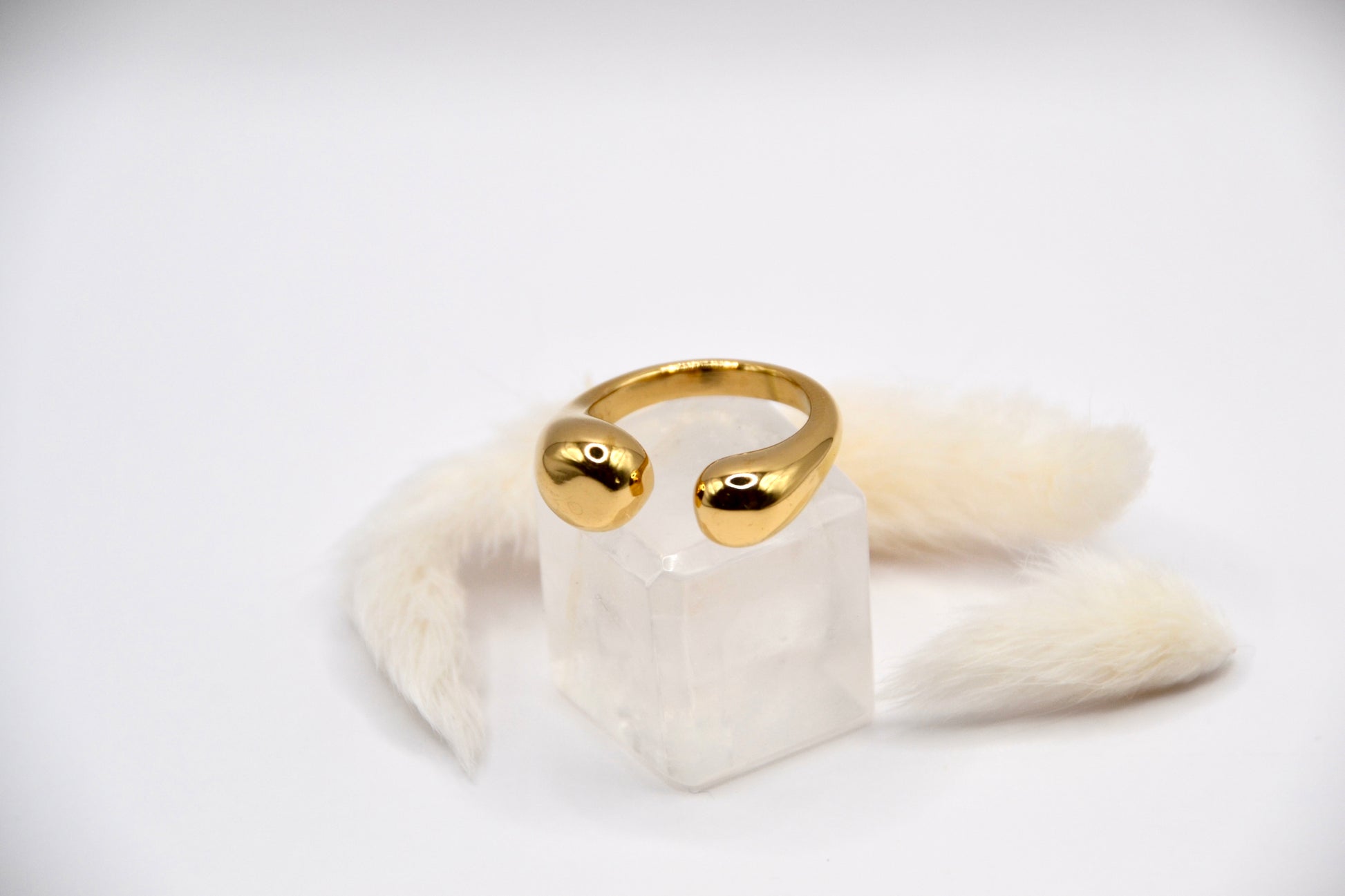 Ring big Bubble | 14K goldplated - useful Beauty 