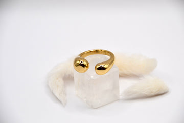 Ring big Bubble | 14K goldplated - useful Beauty 