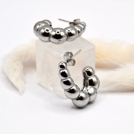 Ohrringe big Worm | 14K goldplated - useful Beauty 