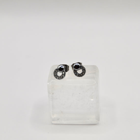 Edelstahl Ohrstecker glänzender Kreis Zirkonia |gold/silber | useful Beauty - useful Beauty 