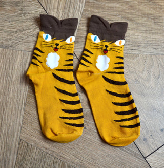 Socken Katzenmuster