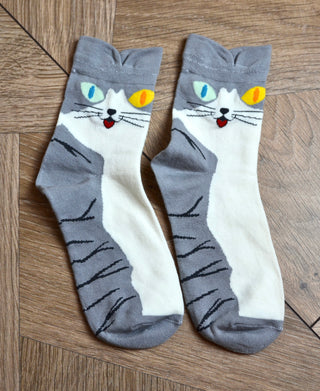 Socken Katzenmuster