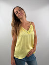 Spitzen Trägertop elegant | gelb| useful Beauty