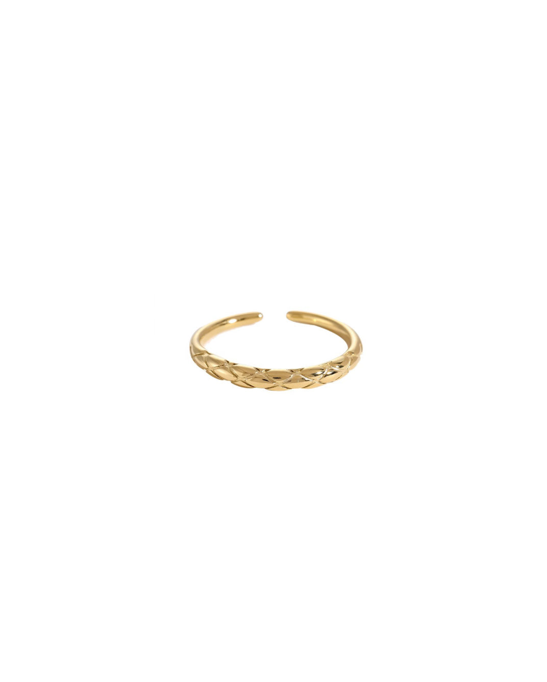 Edelstahl Ring gedrehtes Design | useful Beauty - useful Beauty 