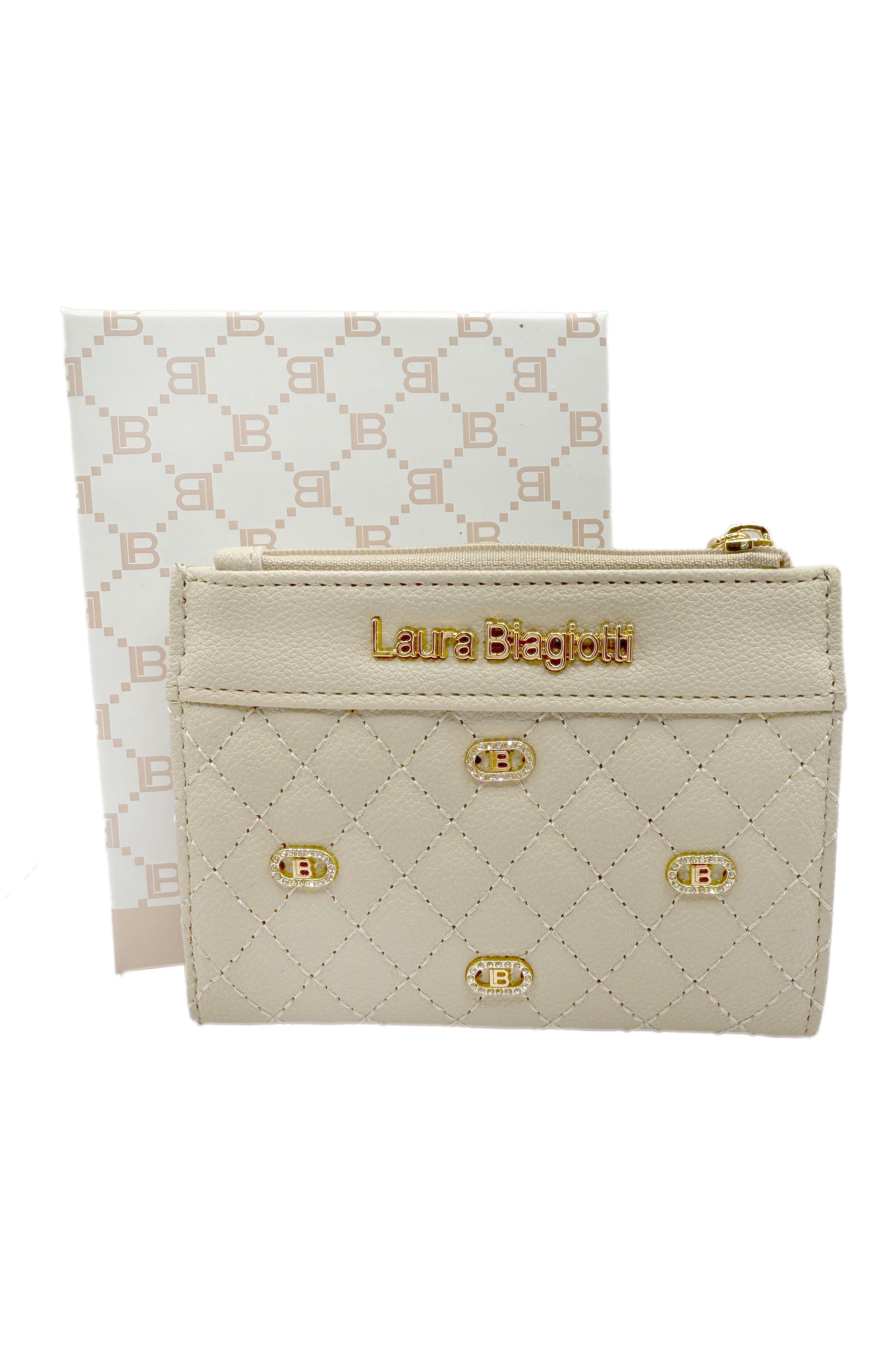  Kompakte kleinere Geldbörse mit vielen Fächern und kleinen Glitzeraccessoires.