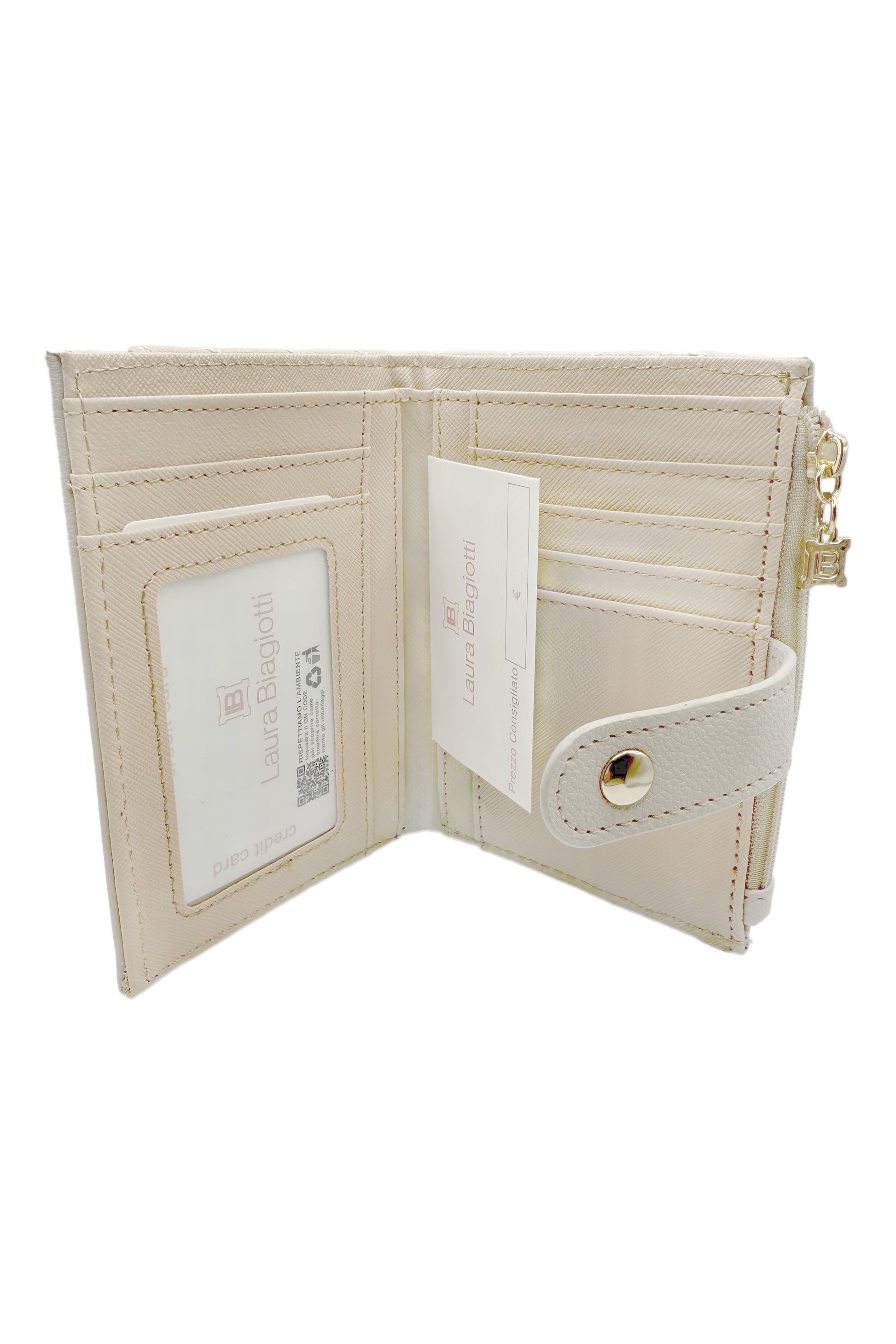  Kompakte kleinere Geldbörse mit vielen Fächern und kleinen Glitzeraccessoires.