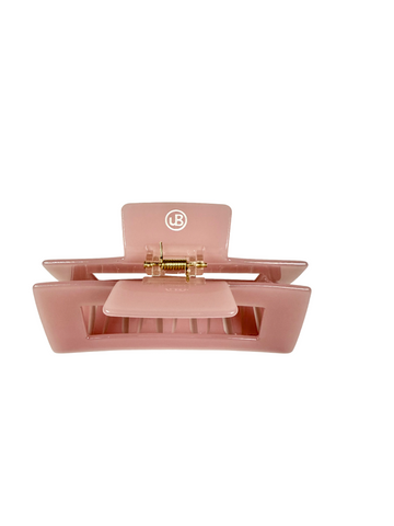 Cellulose Acetat Haarklammer 10cm im milchigen hellrosa Design von useful Beauty.