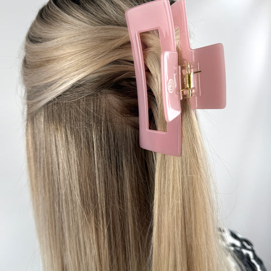 Haarklammer Milky Rose | Cellulose Acetat 10cm | useful Beauty - useful Beauty 