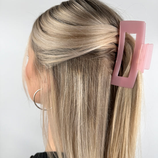 Haarklammer Milky Rose | Cellulose Acetat 10cm | useful Beauty - useful Beauty 