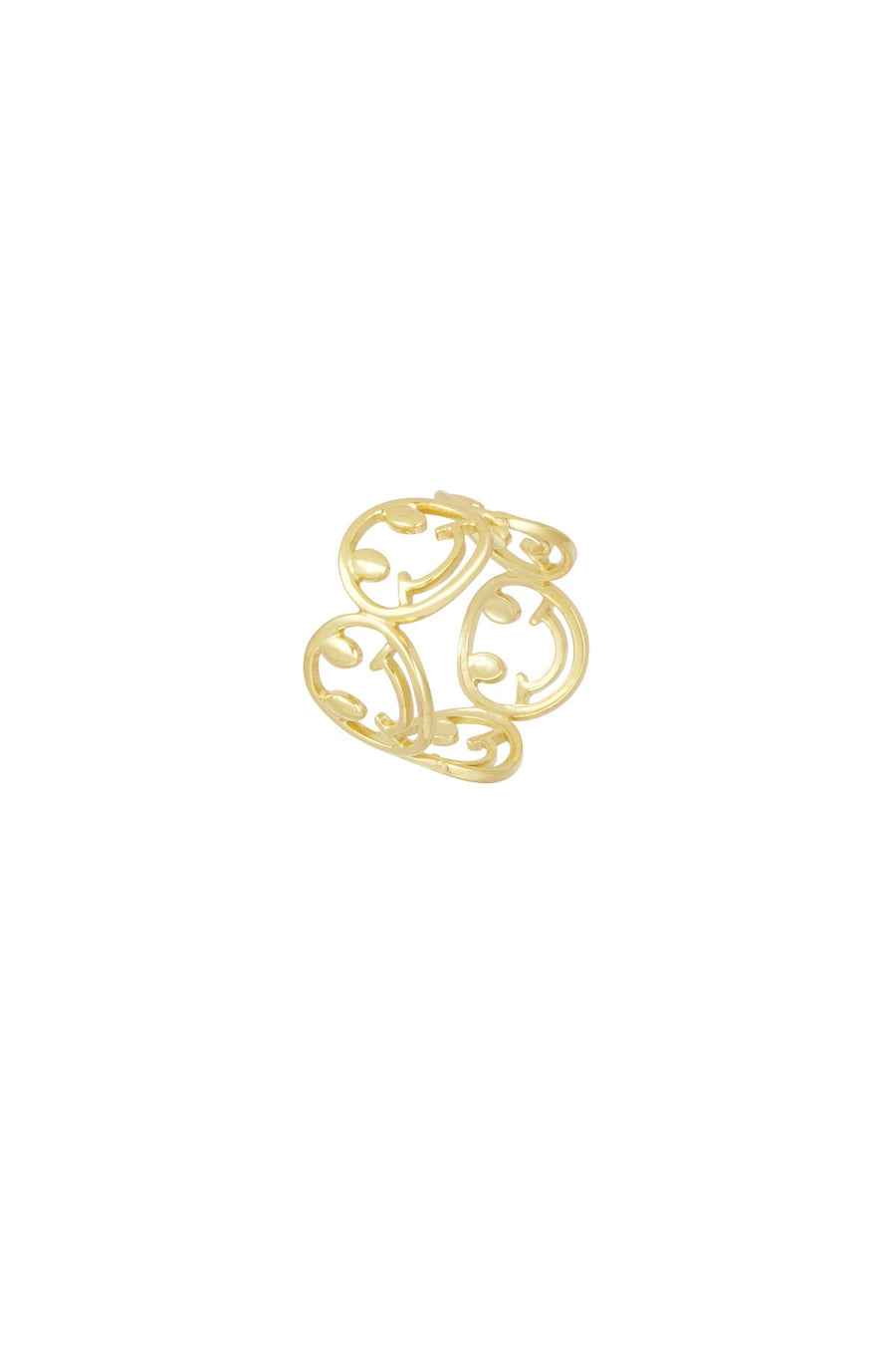 Edelstahl Ring Smiley | useful Beauty - useful Beauty 