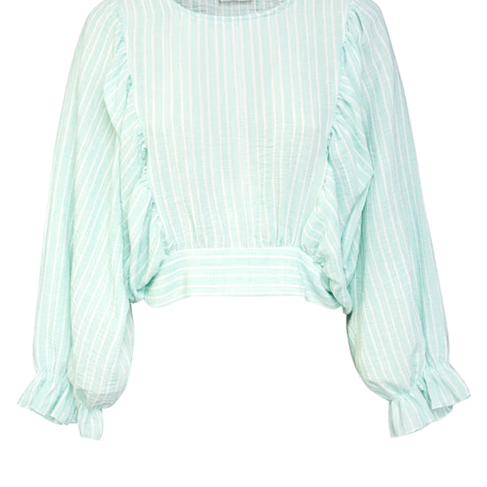 Bluse Cropped Schleife | rosa/gelb/türkis | useful Beauty - useful Beauty 