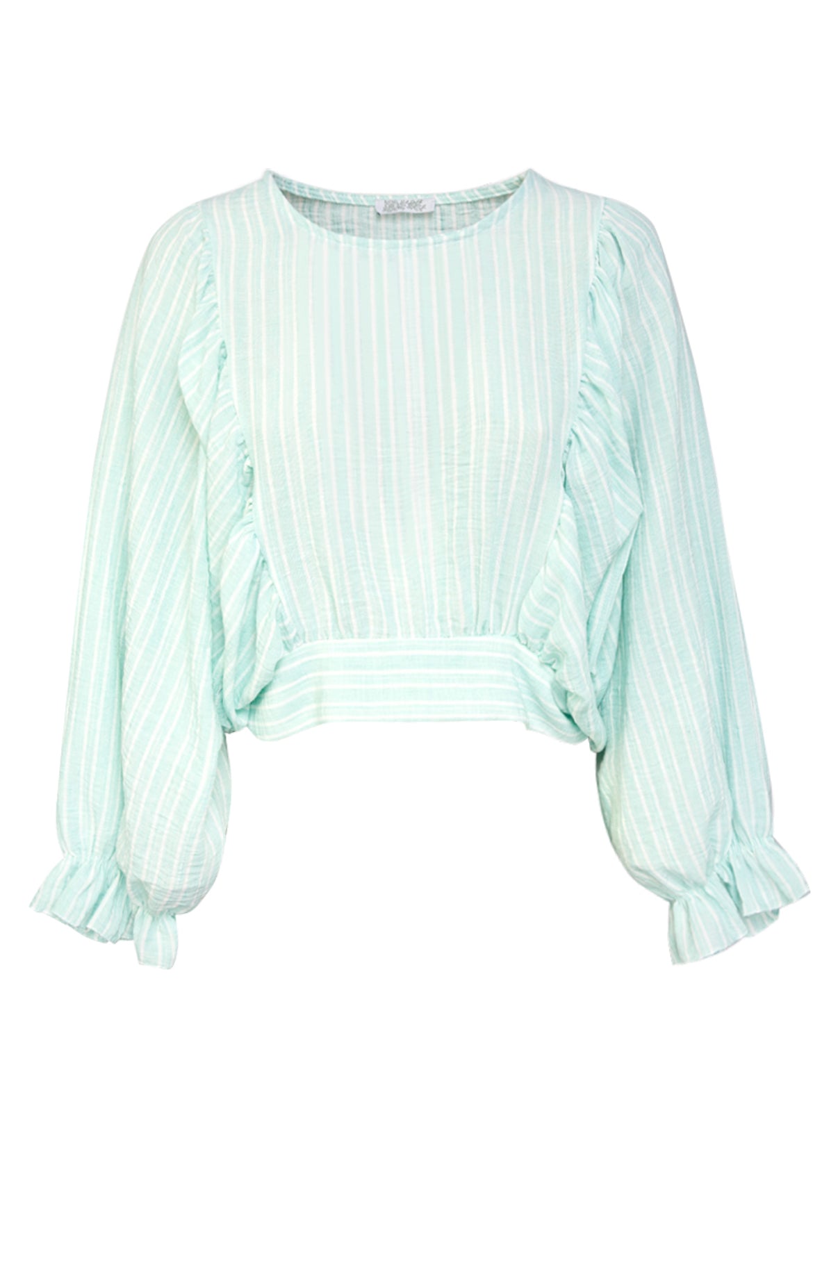 Bluse Cropped Schleife | rosa/gelb/türkis | useful Beauty - useful Beauty 