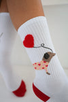 Socken Dackel Herzluftballon